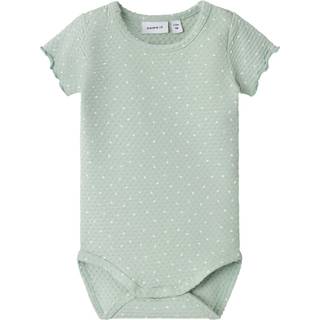 NAME IT Kortærmet Body Hadot Silt Green