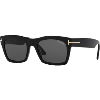 Tom Ford FT1062 NICO-02 01A 56 Solbriller Mænd Black - Shiny Black - 56mm
