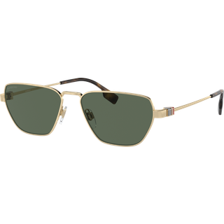 Burberry BE3146 110971 56 Solbriller Mænd Guld - Light Gold - 56mm