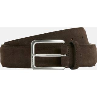 BOGGI MILANO Herren Gürtel braun Veloursleder