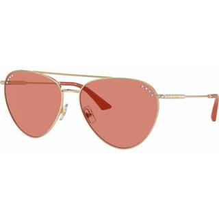 Jimmy Choo Kvinde JC4002B 300684 Solbriller Stål Guld Rosa Pilot Normal