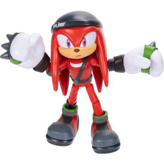 Sonic Prime 5-tommer Knuckles - New Yoke City Action Figur 13 artikulationspunkter. Alder 3+ (officielt licenseret af Sega og Netflix)