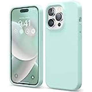 Elago kompatibel med iPhone 14 Pro Case Liquid Silicone Case Full Body Protective Cover Stockfast Slim Phone Case Anti-Scratch Soft Microfiber Li