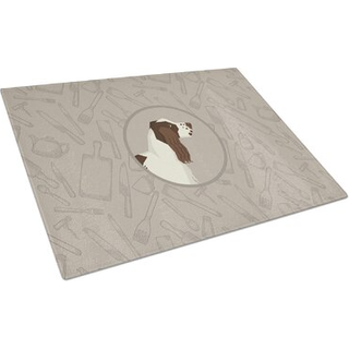 Caroline's Treasures CK2184LCB Engelsk Springer Spaniel i køkkenglasskærebordet Stor dekorativt tempereret glasskæreskæring og serveringsplade St