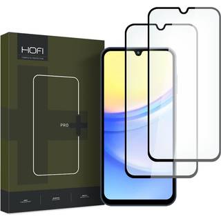 Samsung Galaxy A15 / A15 (5G) / A25 (5G) Hofi Glass Pro+ Skærmbeskyttelsesglas - Case Friendly - 2-Pak - Sort Kant