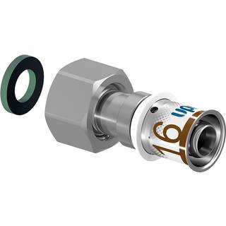 Uponor S Press Plus 1899459 Overgang med løbemøtrik 32 x 32 mm