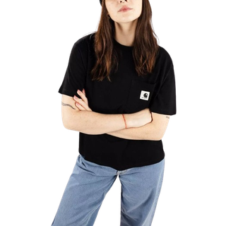 W' S/S Pocket T-shirt - Black - Carhartt WIP - Sort S