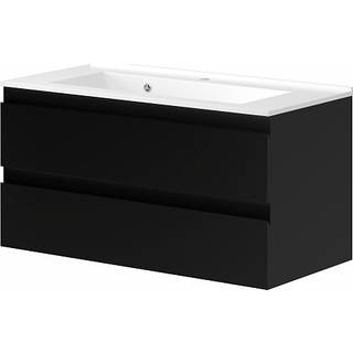 Venedig badmøbel med vask - matsort