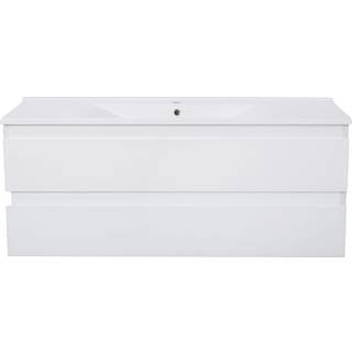 Venedig badmøbel med vask - højglans hvid