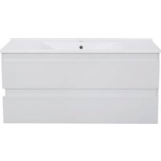 Venedig badmøbel med vask - mat hvid