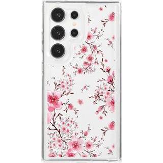 Samsung Galaxy S24 Ultra Fashion TPU Cover - lyserøde blomster