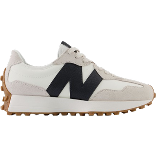 New Balance Kvinder 327 i Brungrå/Sort Suede/Mesh, Størrelse 38