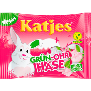 Katjes Grøn Øre Kanin 175 g.