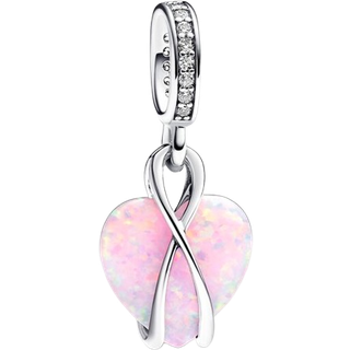 Pandora Charm - Mum Schillernder Herz Charm-Anhänger - 793202C01 - rosa