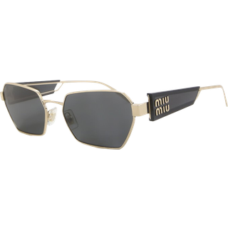 Miu Miu MU53WS ZVN5S0 58 Solbriller Kvinder Guld - Gold - 58mm