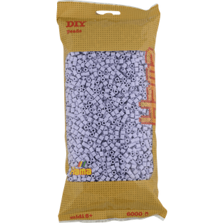 Hama Midi, perler, 6.000 stk., lys lavendel (106) [Levering: 1-2 dage]