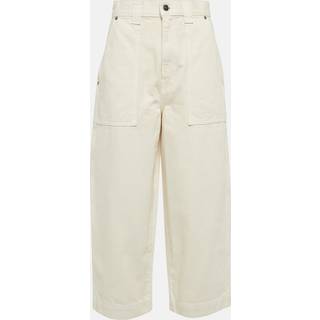 Khaite Hewey high-rise wide-leg jeans - white - 32