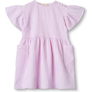 Fliink Ciao Kjole Cloud Dancer Pink Stripe 18 months  Lyserød  18 måneder  unisex