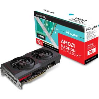 Sapphire Radeon RX 7600 XT Pulse - 16GB GDDR6 RAM - Grafikkort