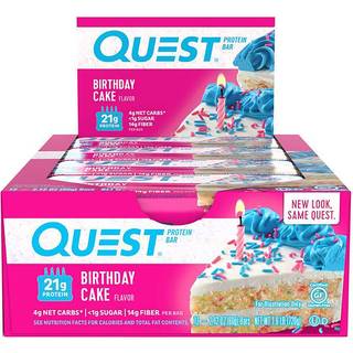 QUEST NUTRITION QUEST BARS, 12 stk-Birthday Cake