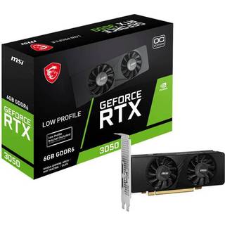MSI GeForce RTX 3050 Low Profile OC - 6GB GDDR6 RAM - Grafikkort
