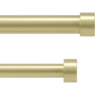 Cappa dobbelt gardinstang - Guldfarvet - Flere Størrelser (Variant: 305-457 cm)