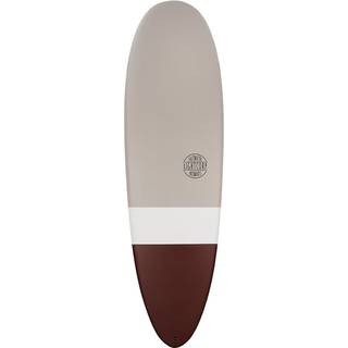 Light Minilog Epoxy Us+Future 6'8 - Uni - brown/white/grey