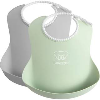BabyBjörn Baby Bib Powder Pink/Powder Green Stroller      Unisex