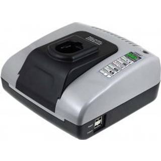 Powery Batteri-Lader med USB til Roller Axial-Press 12V