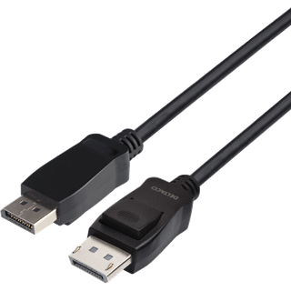 Deltaco LSZH DisplayPort Kabel 8K Sort (1 meter)