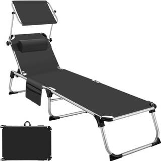 Solseng Aurelie af aluminium, 6-trins - sort