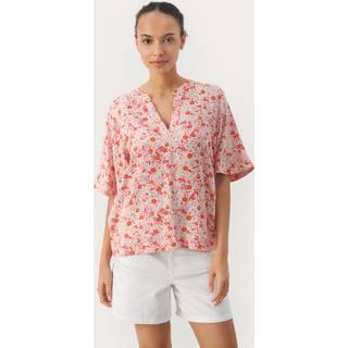 Part Two PetinanPW Bluse - Rød - Str 46 - Damer