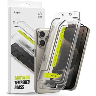 Ringke Easy Slide Glass (2-pack) iPhone 15 Pro Max