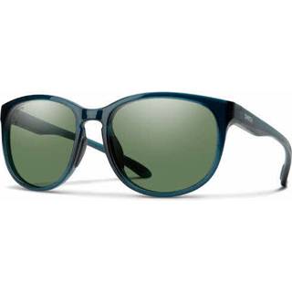 Smith LAKE SHASTA Polarized QM4/L7 56 Solbriller Kvinder Blue - Transparent Peacock Blue - 56mm