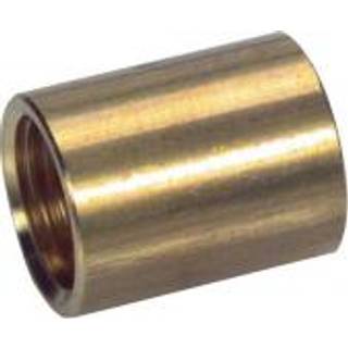 Muffe lige 10mm messing