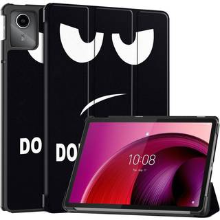 EIDERWOOD Lenovo Tab M11 Tri-Fold Kunstlæder Flip Cover m. Vågeblus Funktion - "Don&#39;t Touch Me"