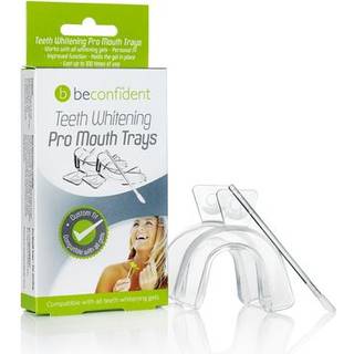 Beconfident Teeth Whitening Pro Mouth Trays 2-pack with pen applicator