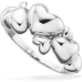 Scrouples Hjerte Ring i Sterling Sølv 728442