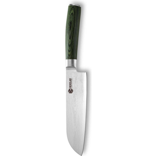 Hexclad Hexclad Santoku 67-lags Damaskus 18 cm Grøn