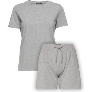 Decoy pyjamas t-shirt og shorts i grå til kvinder
