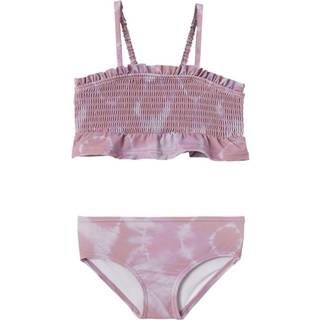 Lil Atelier Violet Ice Tie Dye Smock Bikini