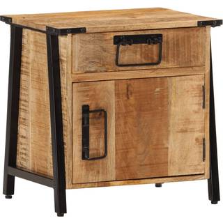 Sengebord 40X30X42 Cm Massivt Mangotræ