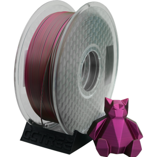 Dual-Silk PLA 1.75 mm 1 kg - Black-Purple