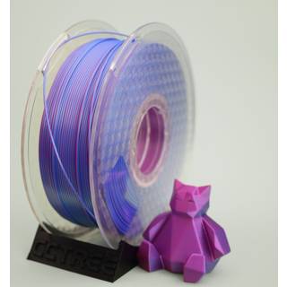 Dual-Silk PLA 1.75 mm 1 kg - Rose-Light Blue