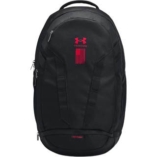 Under Armour Unisex-Adult Hustle 5.0 Rygsæk (017) Sort / sort / rød én størrelse passer til alle