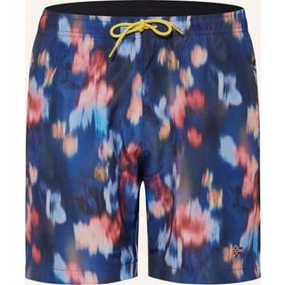 NAPAPIJRI Herren Badeshorts blau,rosa Gemustert