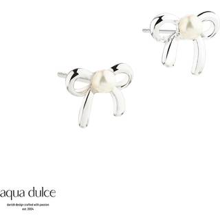 SIMPLE BOW PEARL | SILVER