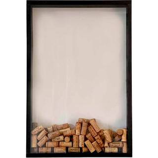 Corkframe - ramme til vinpropper - sortbejdset fyrretræ