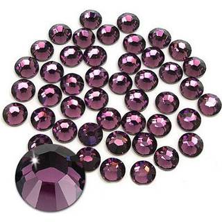 Jollin 2880pcs fladback rhinestones lim fix krystalglas diamantes perler til håndværk af neglekunst håndværk dekorationer tøj sko 2,8 mm (SS10 am