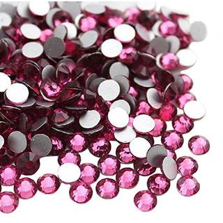 Jollin Glue Fix Krystal Flatback Rhinestones Glas Diamantes delstene til Nail Art Crafts Dekorationer Tj Sko(ss5 2880pcs Rose)